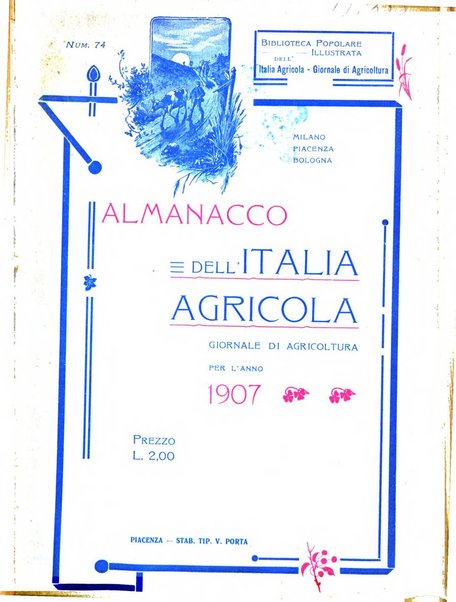 Almanacco del giornale di agricoltura L'Italia agricola