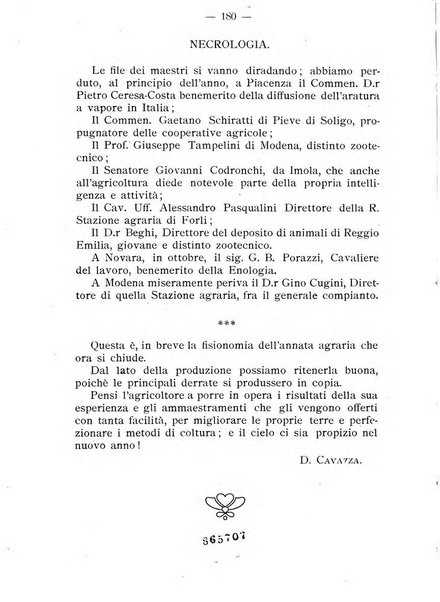 Almanacco del giornale di agricoltura L'Italia agricola