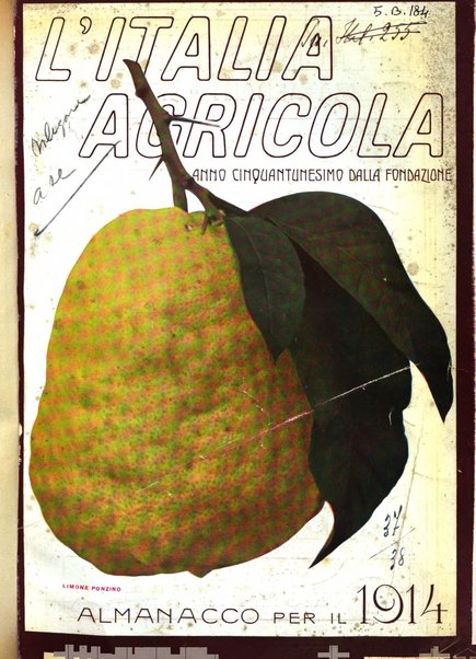 Almanacco del giornale di agricoltura L'Italia agricola