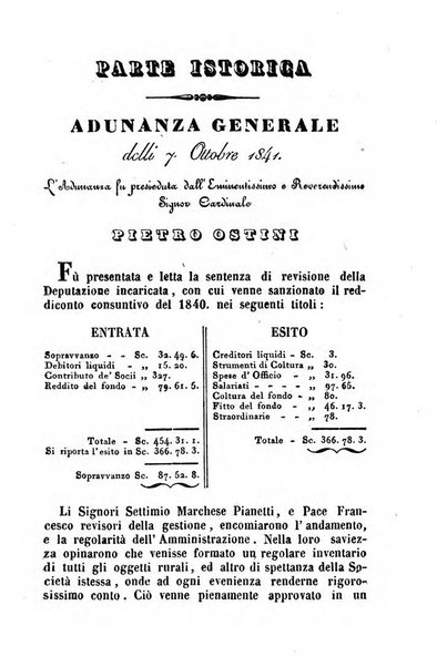 Società di Agricoltura Jesina. Annali ed Atti