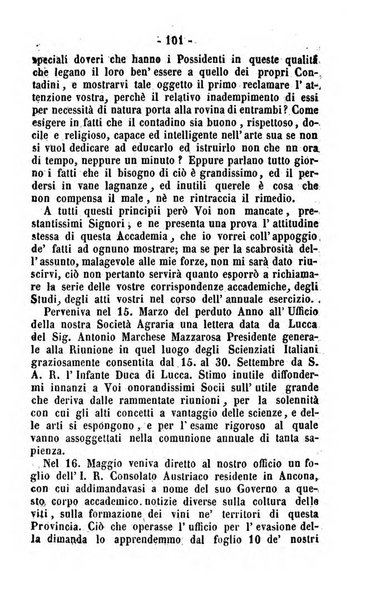 Società di Agricoltura Jesina. Annali ed Atti