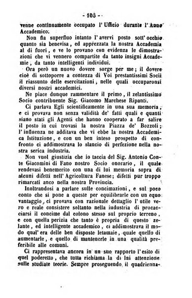 Società di Agricoltura Jesina. Annali ed Atti