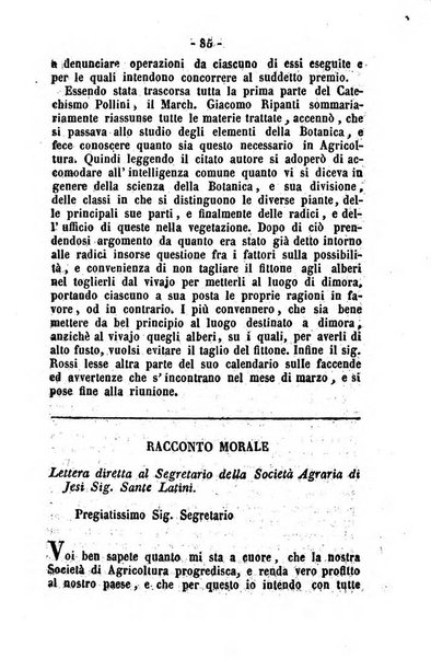 Società di Agricoltura Jesina. Annali ed Atti