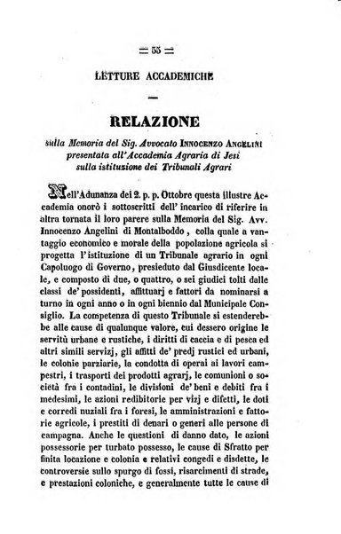 Società di Agricoltura Jesina. Annali ed Atti