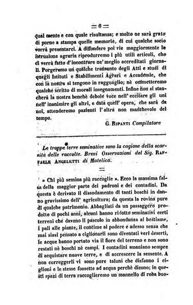 Società di Agricoltura Jesina. Annali ed Atti