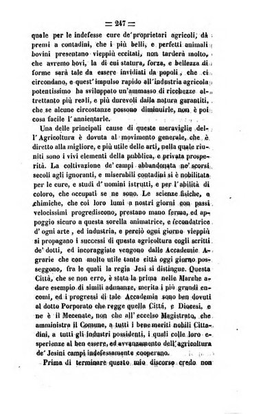 Società di Agricoltura Jesina. Annali ed Atti