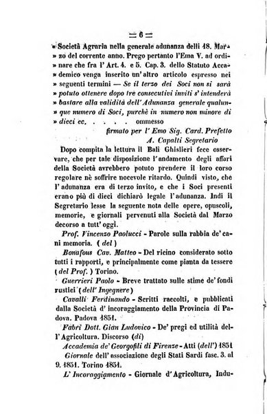 Società di Agricoltura Jesina. Annali ed Atti