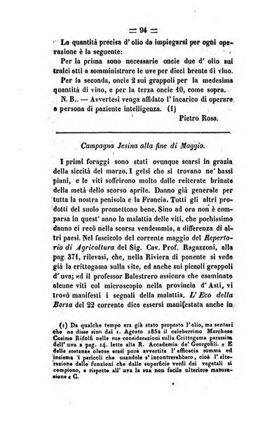 Società di Agricoltura Jesina. Annali ed Atti