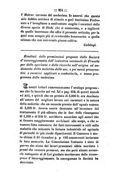 Società di Agricoltura Jesina. Annali ed Atti