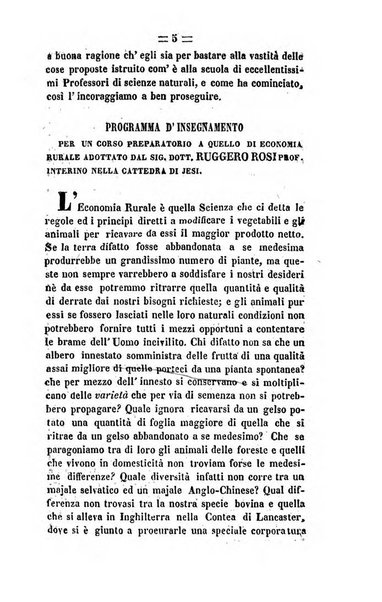 Società di Agricoltura Jesina. Annali ed Atti