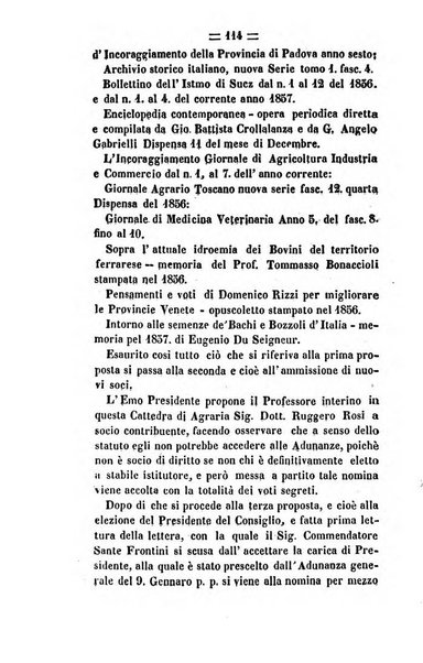 Società di Agricoltura Jesina. Annali ed Atti