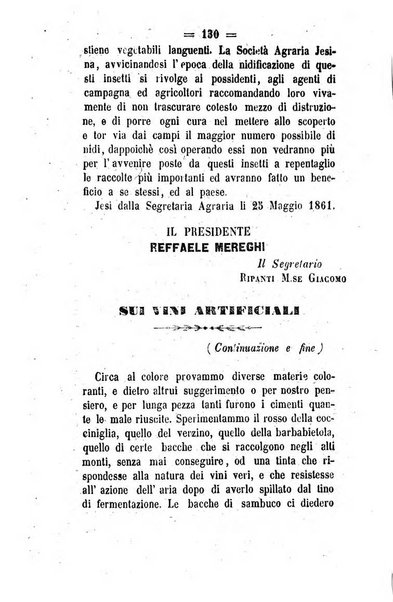 Società di Agricoltura Jesina. Annali ed Atti