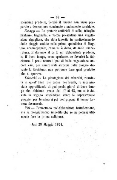 Società di Agricoltura Jesina. Annali ed Atti