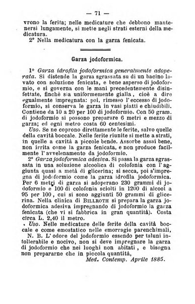 Il Monitore terapeutico raccolta mensile di rimedi nuovi e ricette