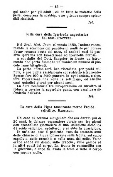 Il Monitore terapeutico raccolta mensile di rimedi nuovi e ricette