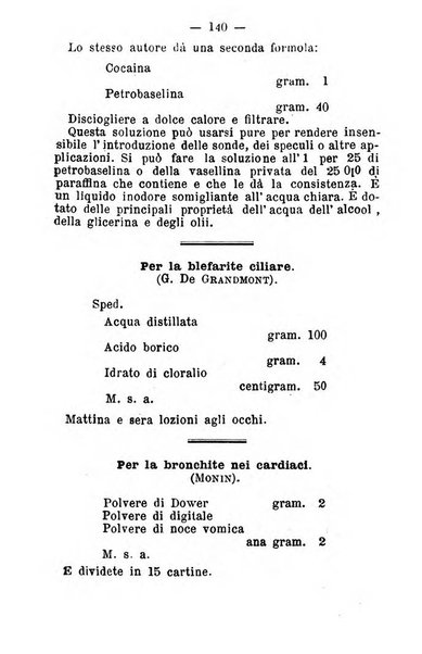 Il Monitore terapeutico raccolta mensile di rimedi nuovi e ricette