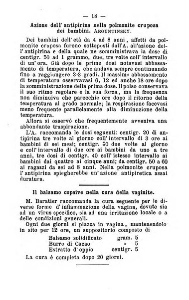 Il Monitore terapeutico raccolta mensile di rimedi nuovi e ricette