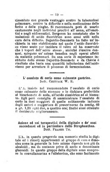 Il Monitore terapeutico raccolta mensile di rimedi nuovi e ricette