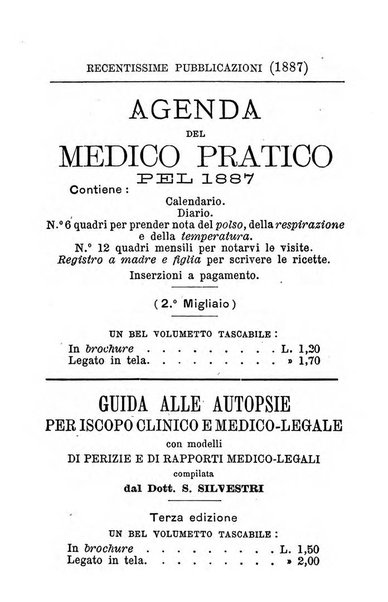 Il Monitore terapeutico raccolta mensile di rimedi nuovi e ricette