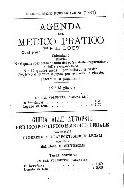 Il Monitore terapeutico raccolta mensile di rimedi nuovi e ricette