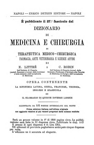 Il Monitore terapeutico raccolta mensile di rimedi nuovi e ricette