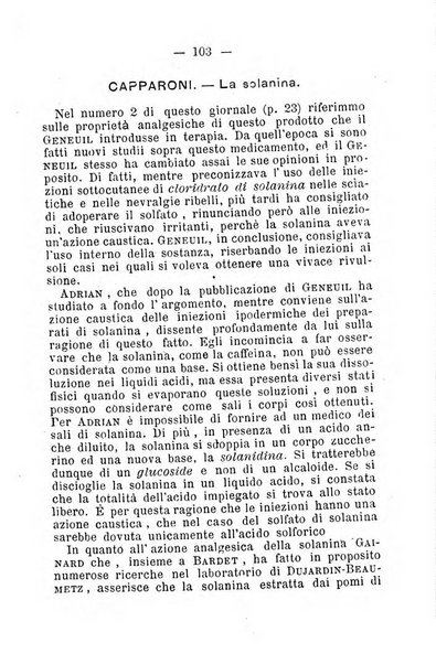 Il Monitore terapeutico raccolta mensile di rimedi nuovi e ricette