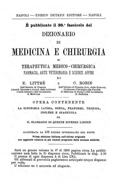 Il Monitore terapeutico raccolta mensile di rimedi nuovi e ricette