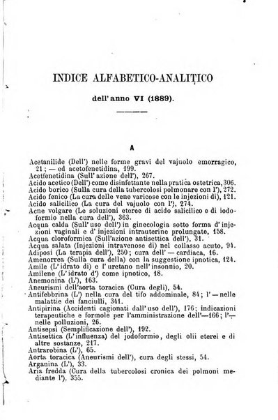 Il Monitore terapeutico raccolta mensile di rimedi nuovi e ricette