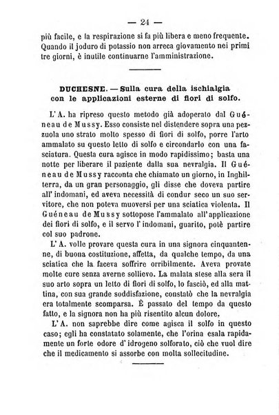 Il Monitore terapeutico raccolta mensile di rimedi nuovi e ricette