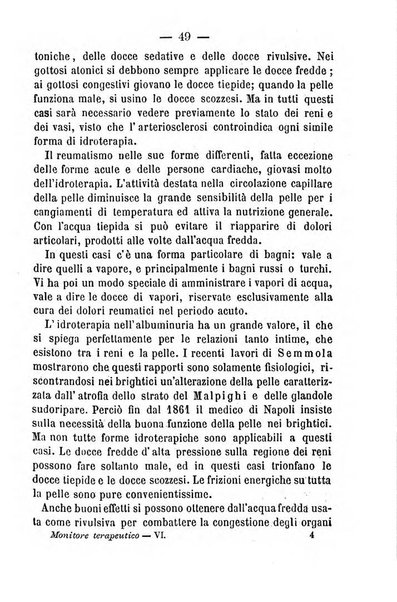 Il Monitore terapeutico raccolta mensile di rimedi nuovi e ricette