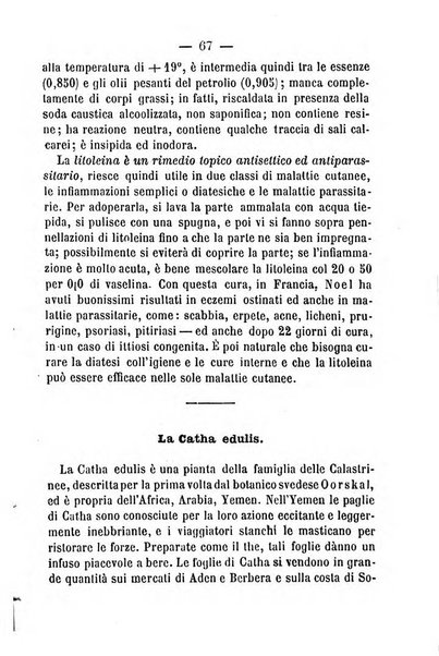 Il Monitore terapeutico raccolta mensile di rimedi nuovi e ricette