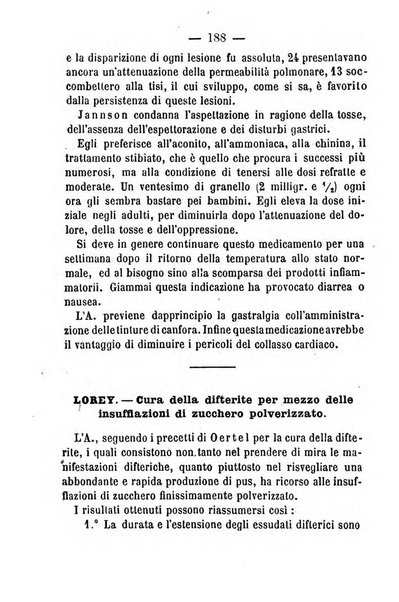 Il Monitore terapeutico raccolta mensile di rimedi nuovi e ricette