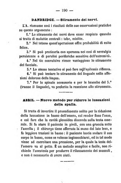 Il Monitore terapeutico raccolta mensile di rimedi nuovi e ricette