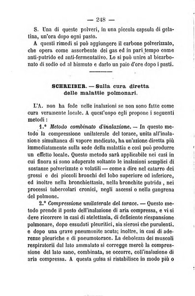 Il Monitore terapeutico raccolta mensile di rimedi nuovi e ricette