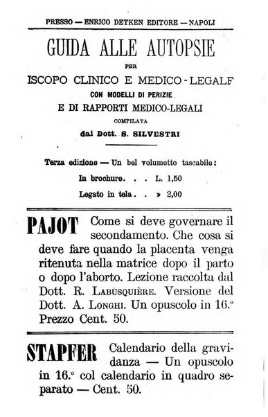 Il Monitore terapeutico raccolta mensile di rimedi nuovi e ricette