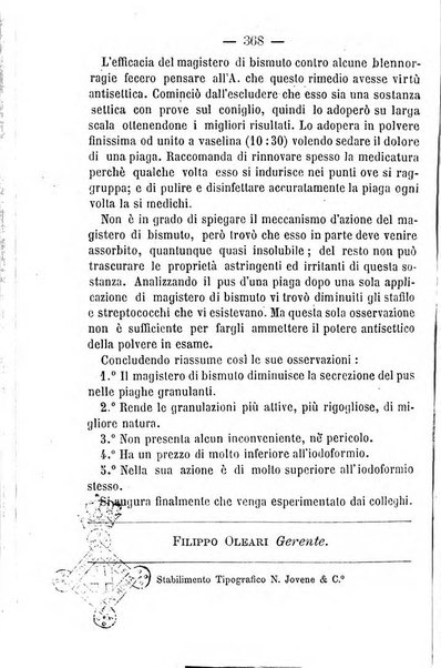 Il Monitore terapeutico raccolta mensile di rimedi nuovi e ricette