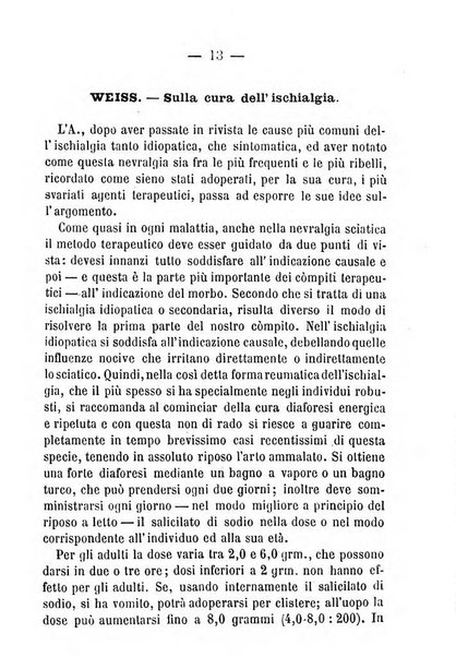 Il Monitore terapeutico raccolta mensile di rimedi nuovi e ricette