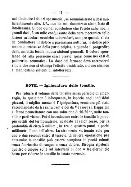 Il Monitore terapeutico raccolta mensile di rimedi nuovi e ricette