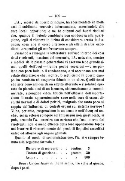 Il Monitore terapeutico raccolta mensile di rimedi nuovi e ricette