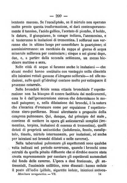 Il Monitore terapeutico raccolta mensile di rimedi nuovi e ricette