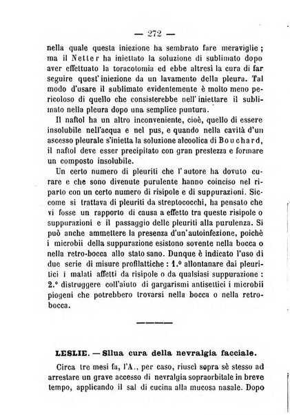 Il Monitore terapeutico raccolta mensile di rimedi nuovi e ricette