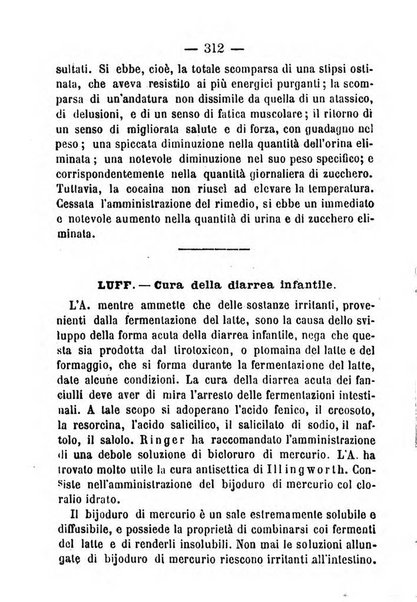 Il Monitore terapeutico raccolta mensile di rimedi nuovi e ricette