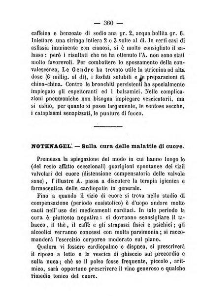 Il Monitore terapeutico raccolta mensile di rimedi nuovi e ricette