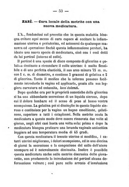 Il Monitore terapeutico raccolta mensile di rimedi nuovi e ricette