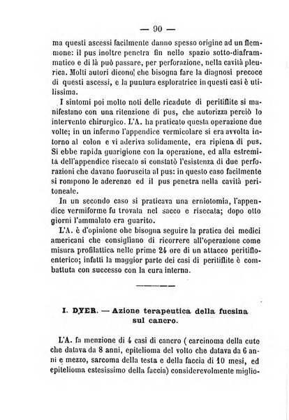 Il Monitore terapeutico raccolta mensile di rimedi nuovi e ricette