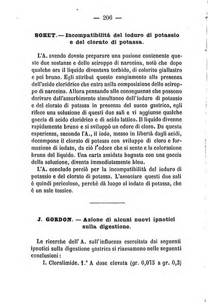 Il Monitore terapeutico raccolta mensile di rimedi nuovi e ricette