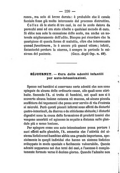 Il Monitore terapeutico raccolta mensile di rimedi nuovi e ricette