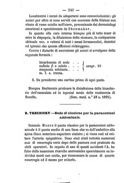 Il Monitore terapeutico raccolta mensile di rimedi nuovi e ricette