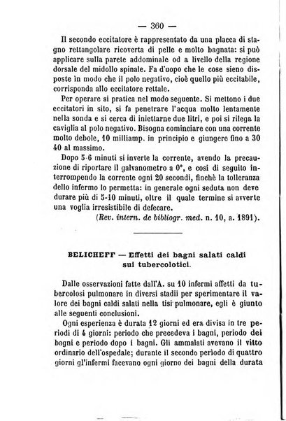 Il Monitore terapeutico raccolta mensile di rimedi nuovi e ricette