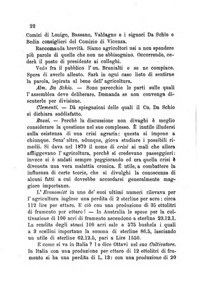 Bollettino dell'Unione dei comizi vicentini